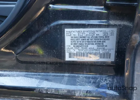 2023 Nissan Sentra Sv Xtronic Cvt z USA, uszkodzony, nr VIN 3N1AB8CV4PY310935